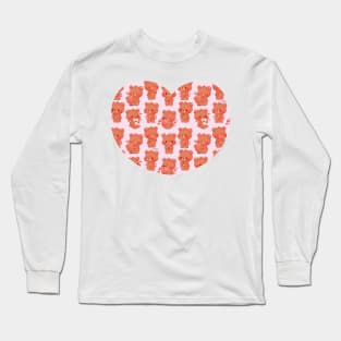 Patron Oso Bongo, Ama el Amor Ver. Rosa Long Sleeve T-Shirt